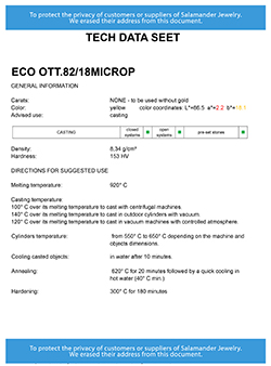 brass tech data sheet eco ott 8218microp 